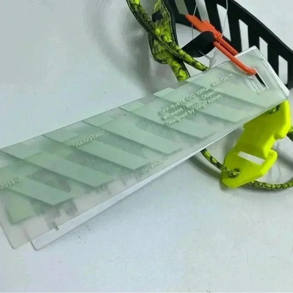 Off-White c/o Virgil Abloh 2019 Printed Butcher Waist Belt Black New with tags - Picture 8 of 10